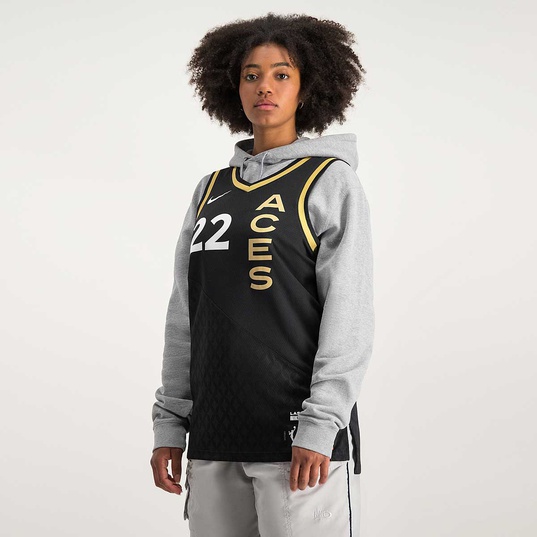 Fanatics Branded Aja Wilson Black Las Vegas Aces 2018 WNBA Primary Replica  Jersey