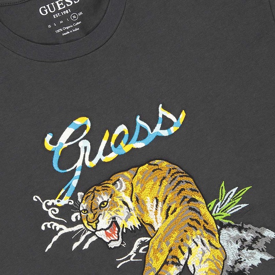SS TIGER EMBROIDERY T-SHIRT  large afbeeldingnummer 4