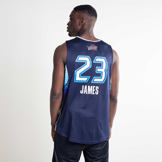 LeBron James All Star Navy Authentic Jersey