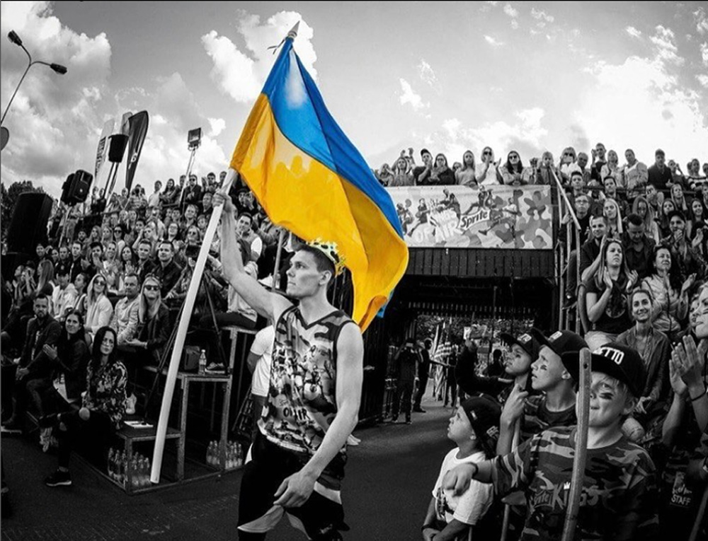 Smoove reppin' Ukraine