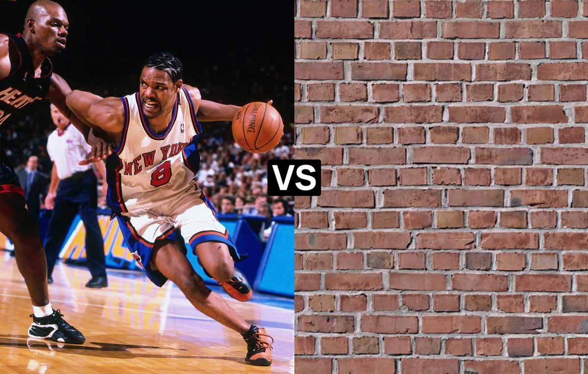 Latrell Sprewell vs Wall