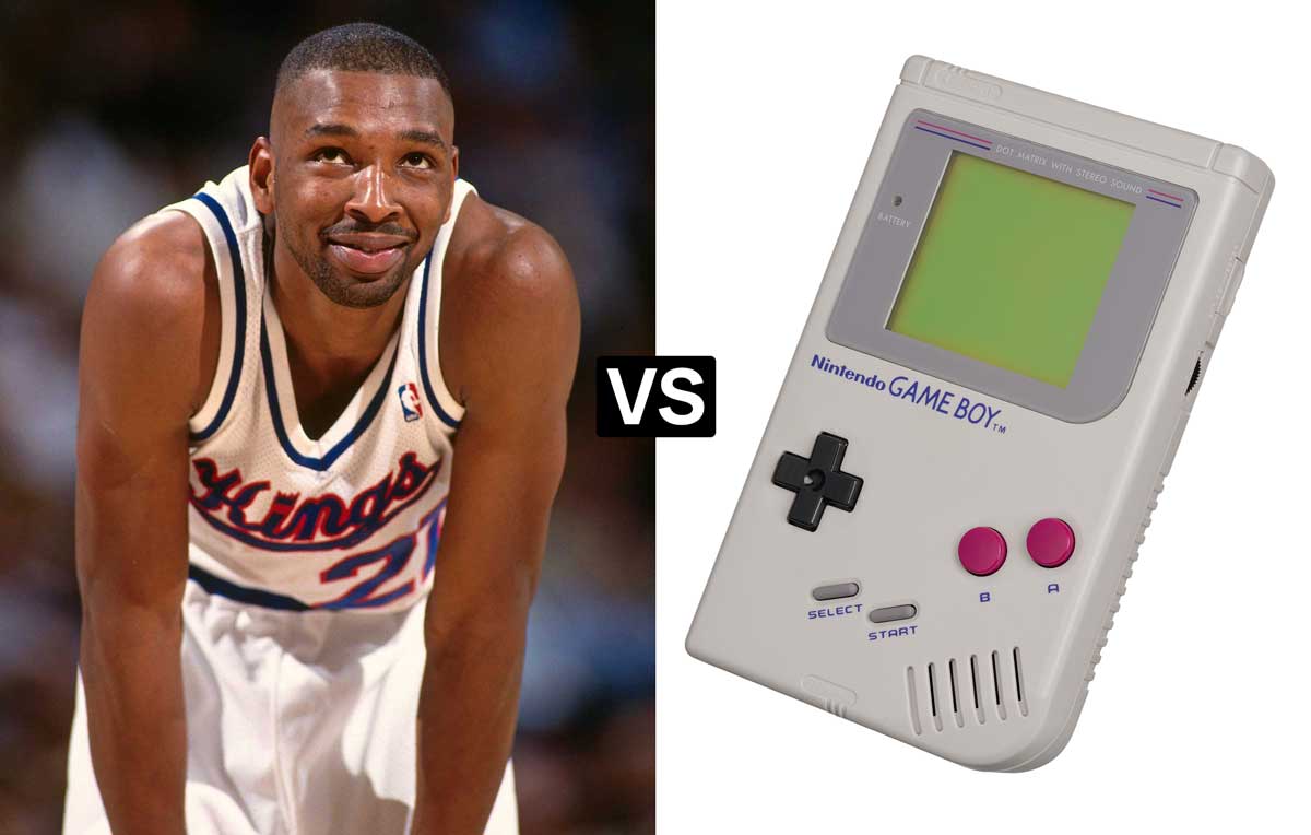 Lionel Simmons vs Game Boy