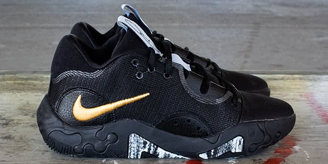 The Nike PG 6 in black & gold