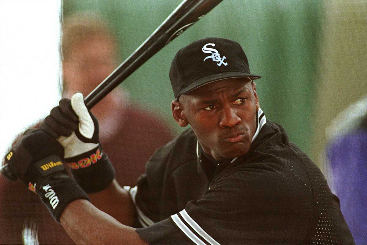 Michael Jordan with the White Sox