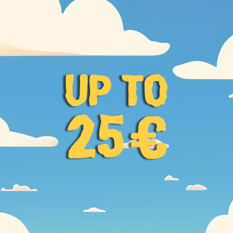Up to 25 €