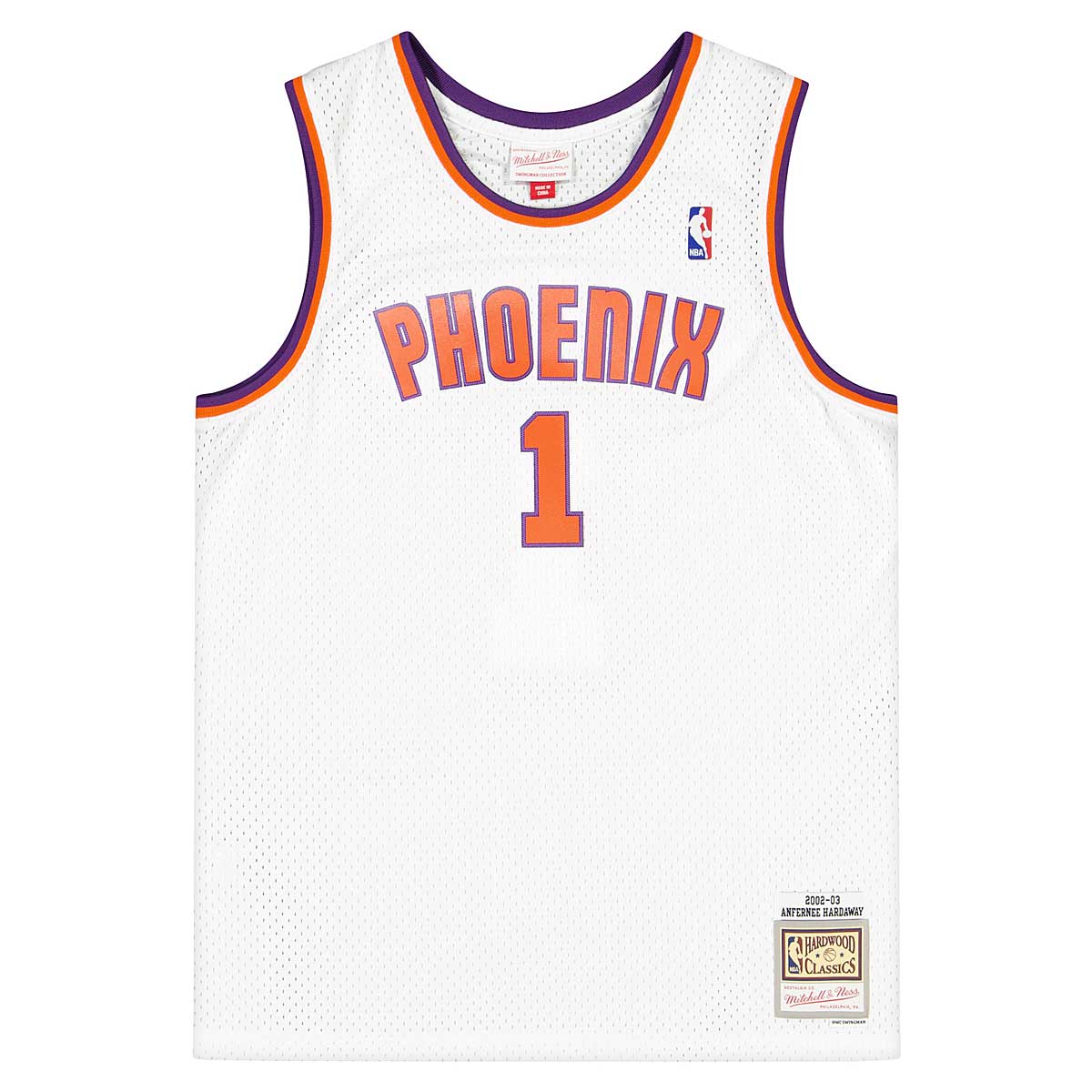 Mitchell And Ness Nba Phoenix Suns 2002 Anfernee 'Penny' Hardaway Swingman Jersey, White