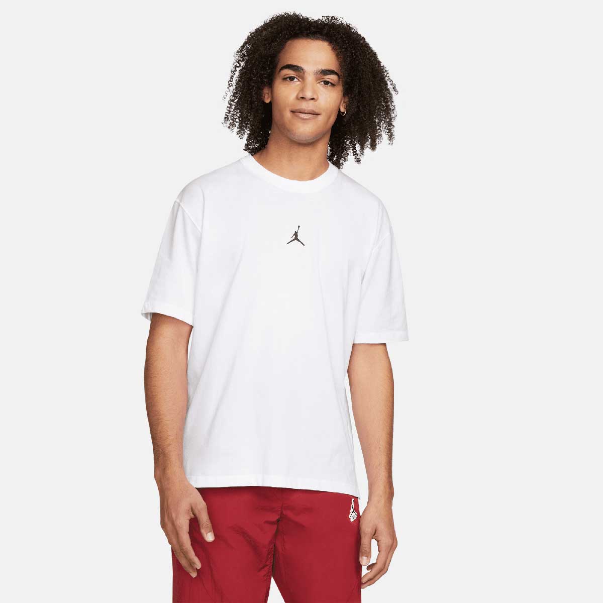 Nike M J Dri-Fit Sport T-Shirt, White/Black
