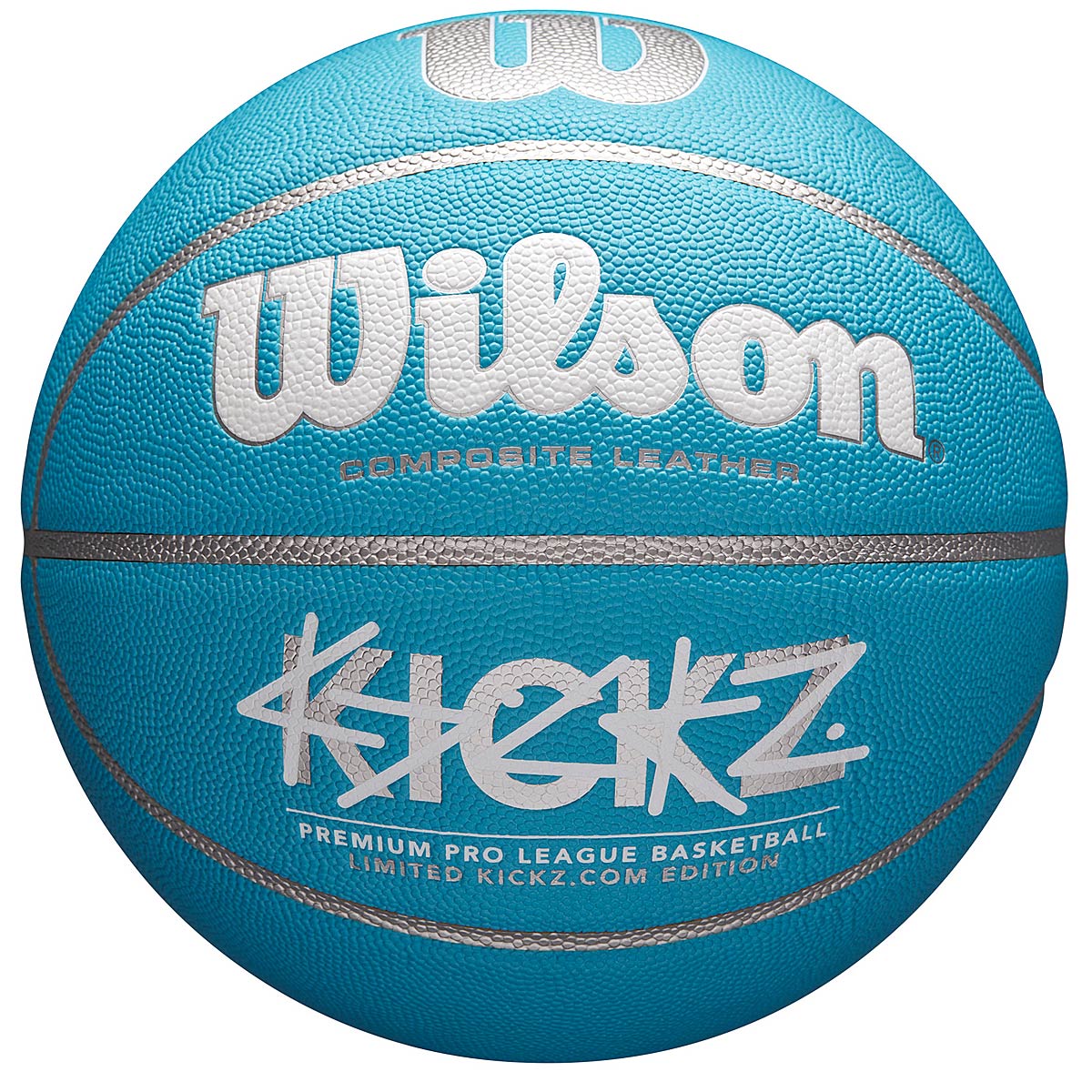 Image of Wilson X Kickz Cold As Ice Limited Edition Basketball, Blue