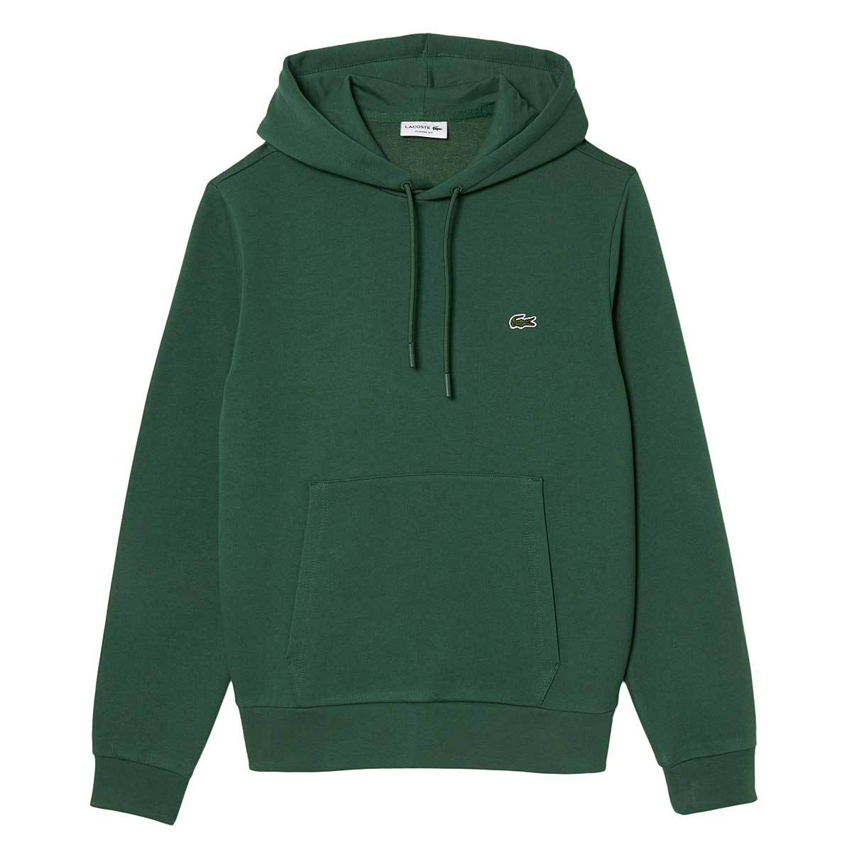 Image of Lacoste Classic Small Croc Hoody, Dark Green
