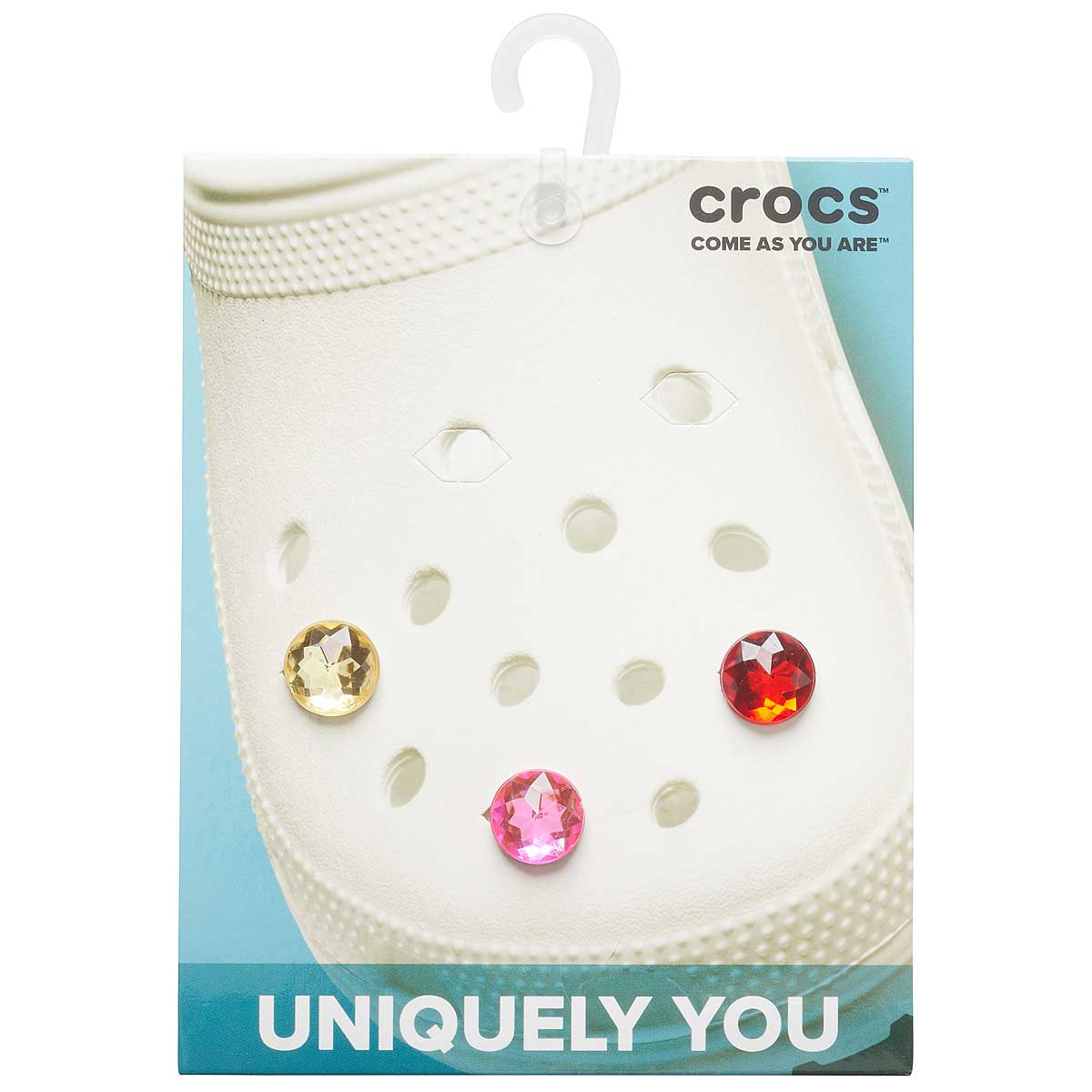 Crocs Sparkly Circle Jibbitz 3 Pack, Multicolor