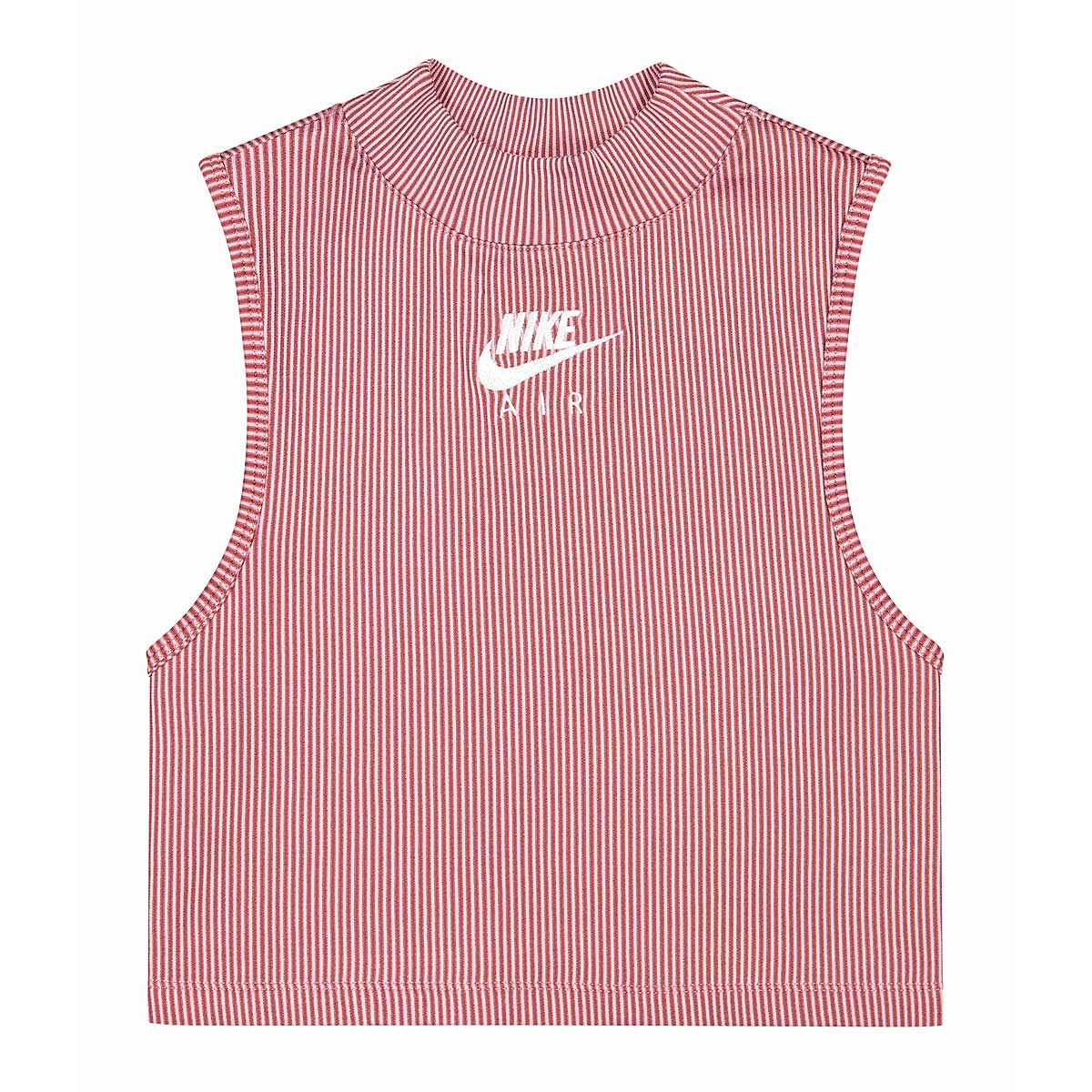 Nike W Nsw Air Tank Top Rib, Pink Glaze/White