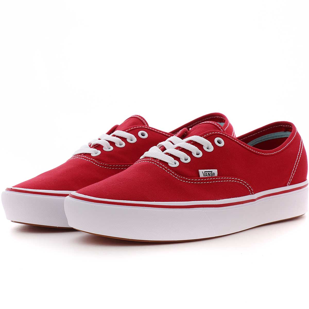 red and white classic vans
