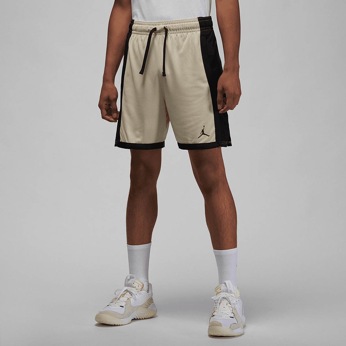 Jordan M J Dri-Fit Sport Mesh Shorts, Rattan/Black/Black