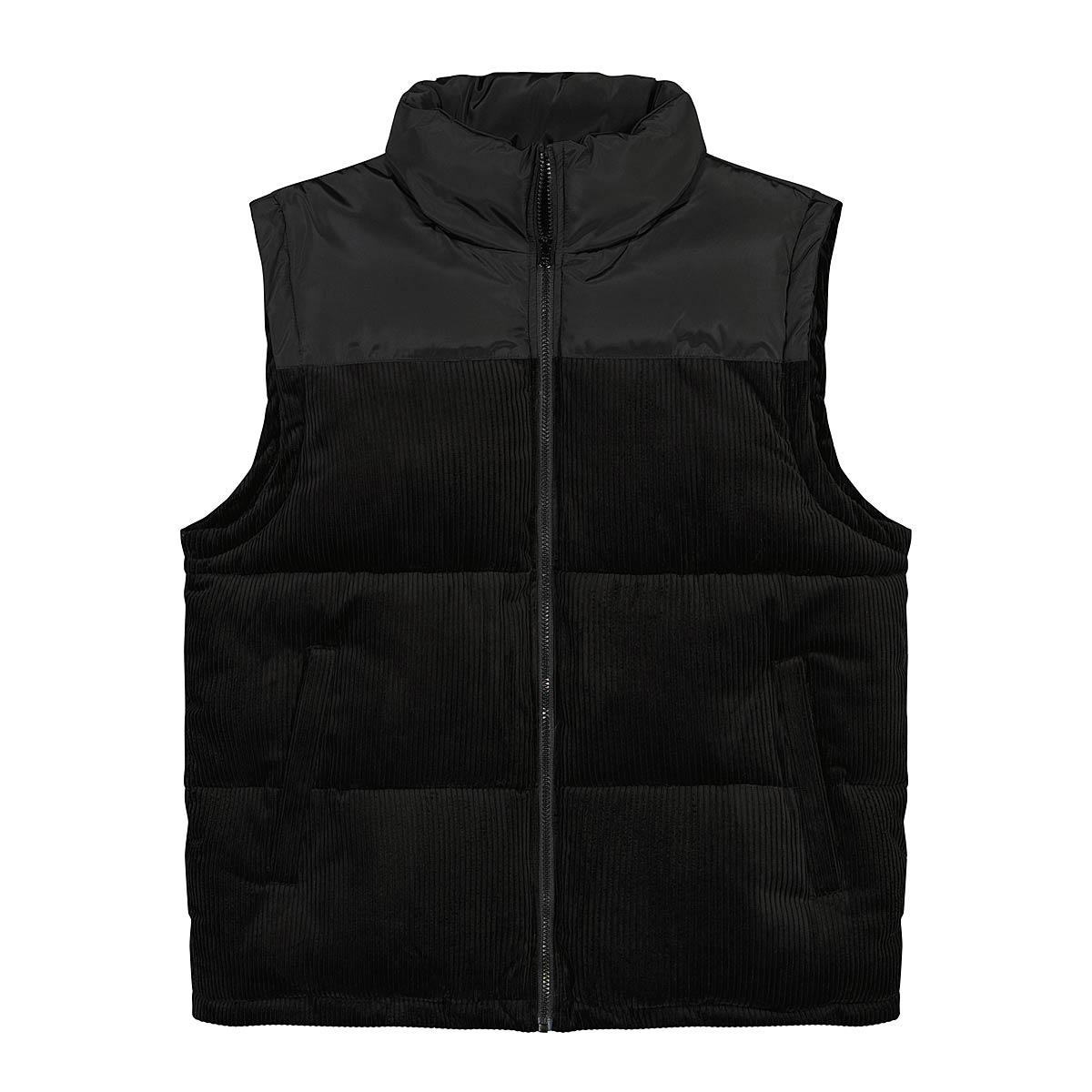 Urban Classics Cord Vest, Black