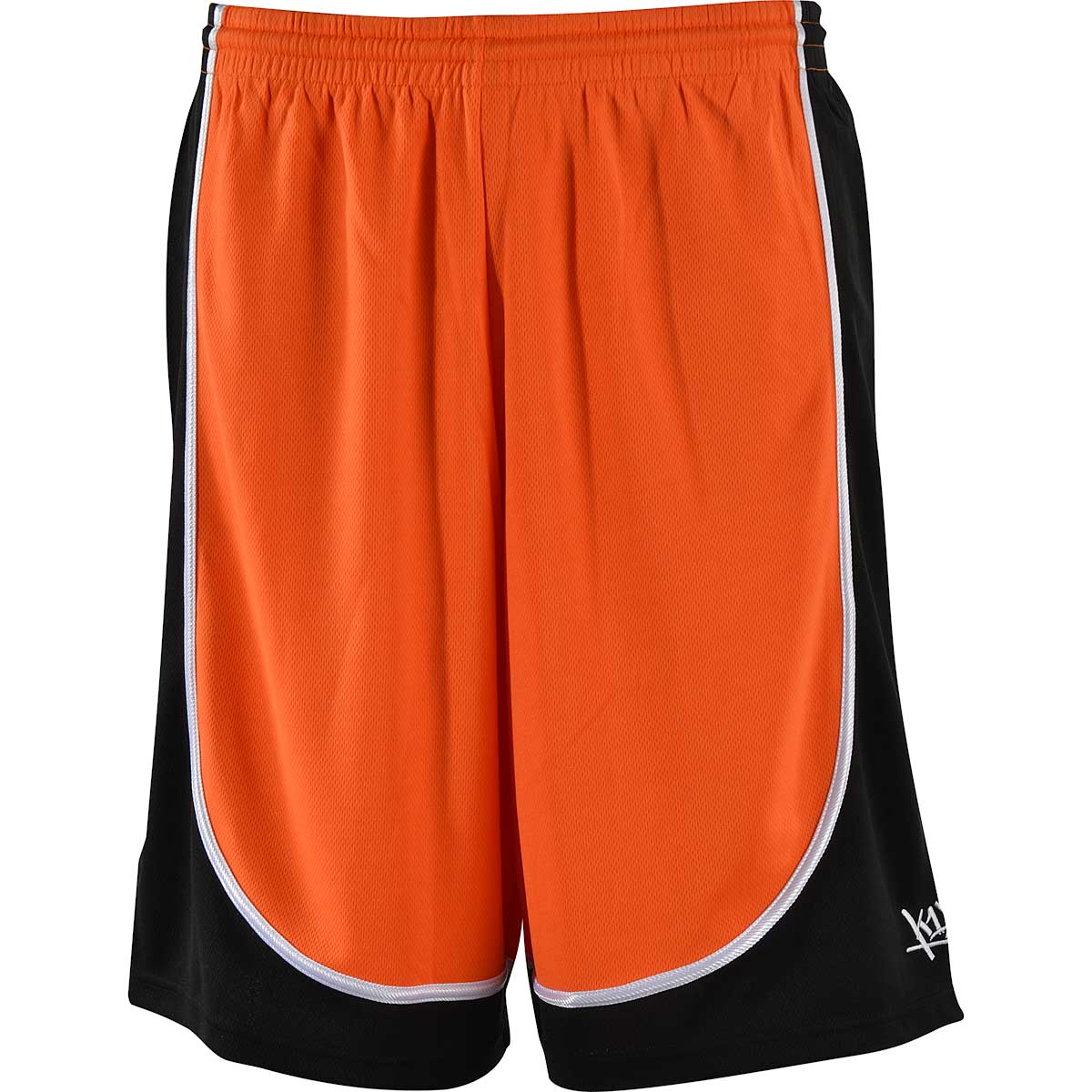 K1X K1X Hardwood League Uniform Shorts Mk2, Orange/Black/White