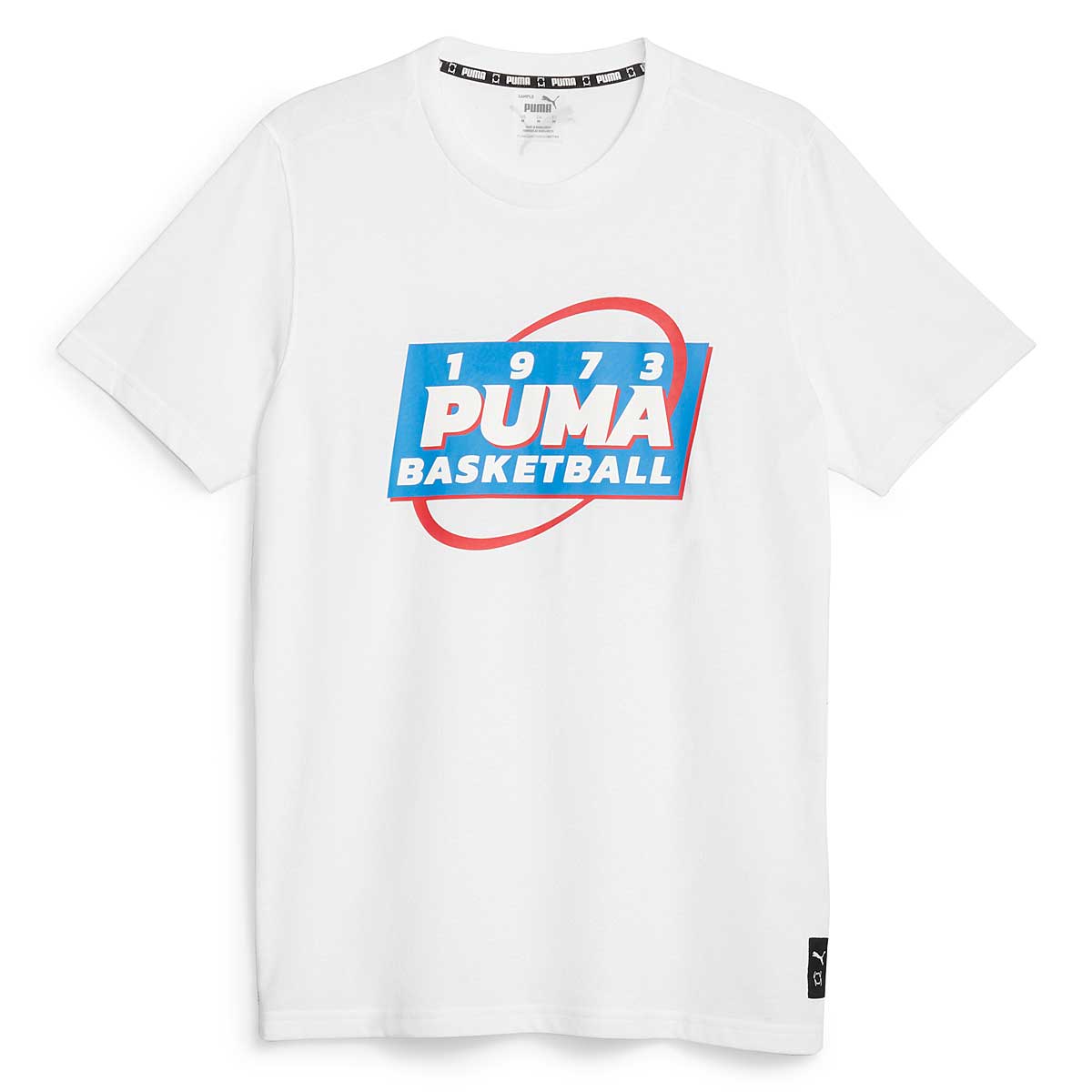 Image of Puma 1973 Basketball T-shirt, Puma White
