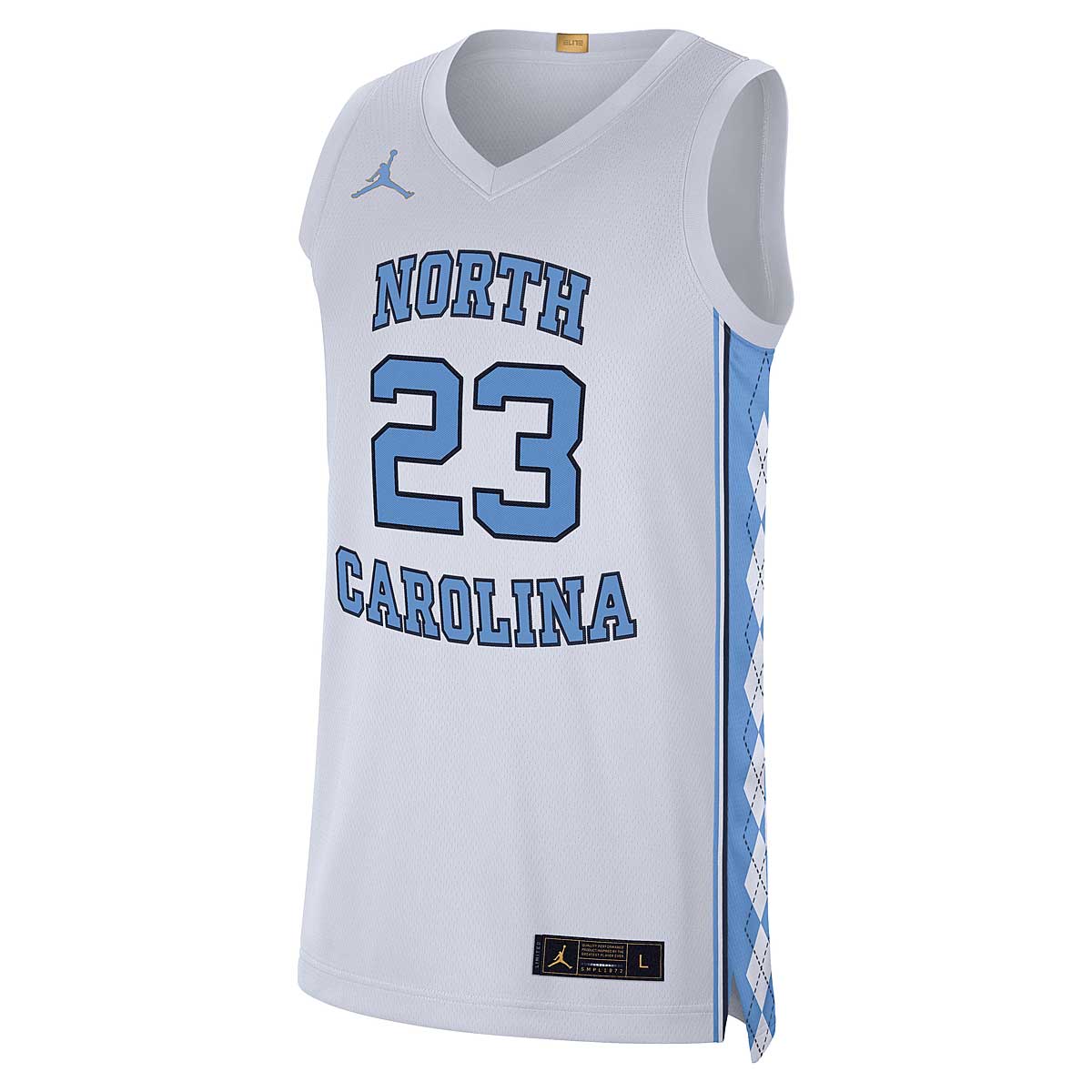 Image of Jordan Ncaa North Carolina Tarheels Limited Edition Jersey Michael Jordan, White/valor Blue