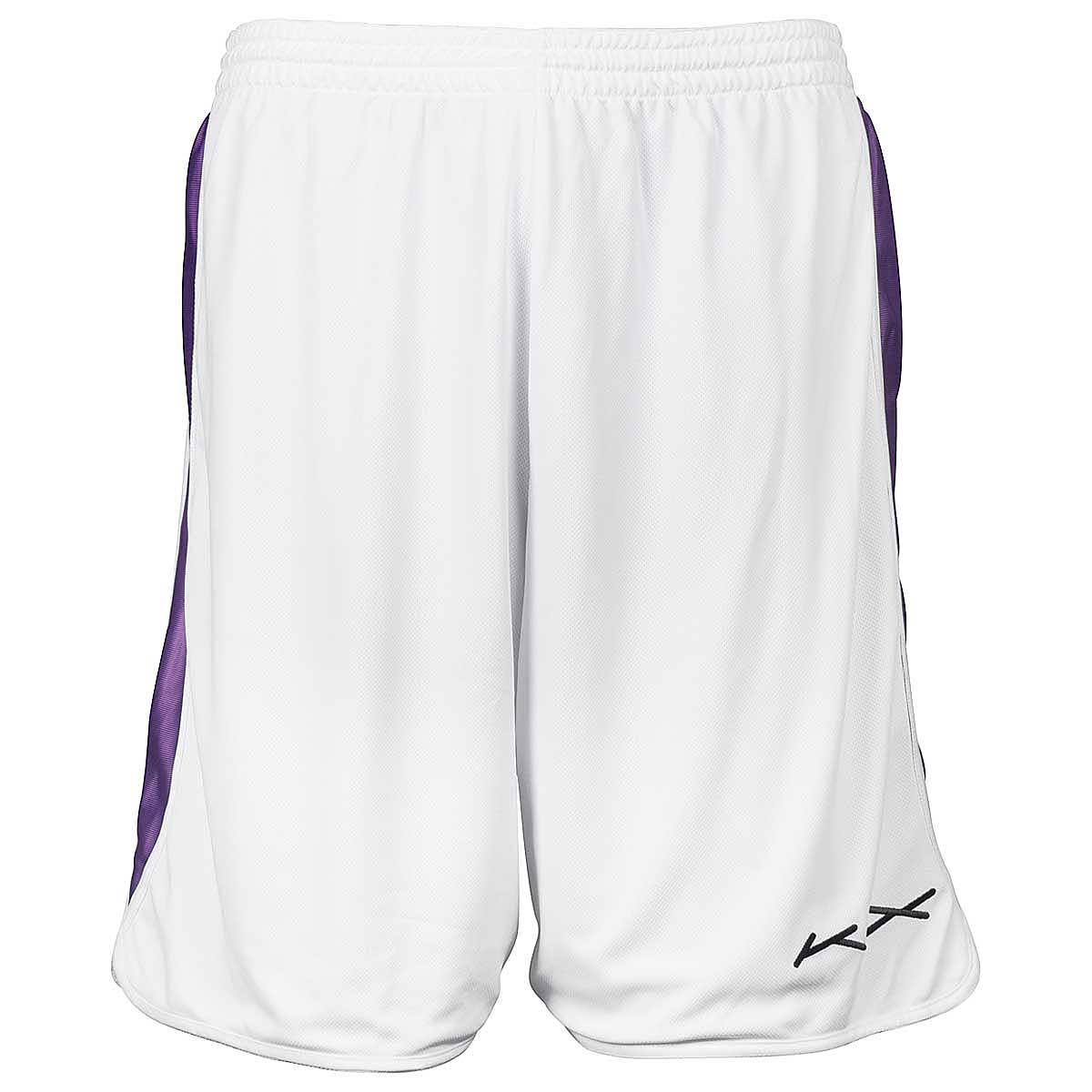 K1X Hardwood Intimidator Shorts, White/Purple