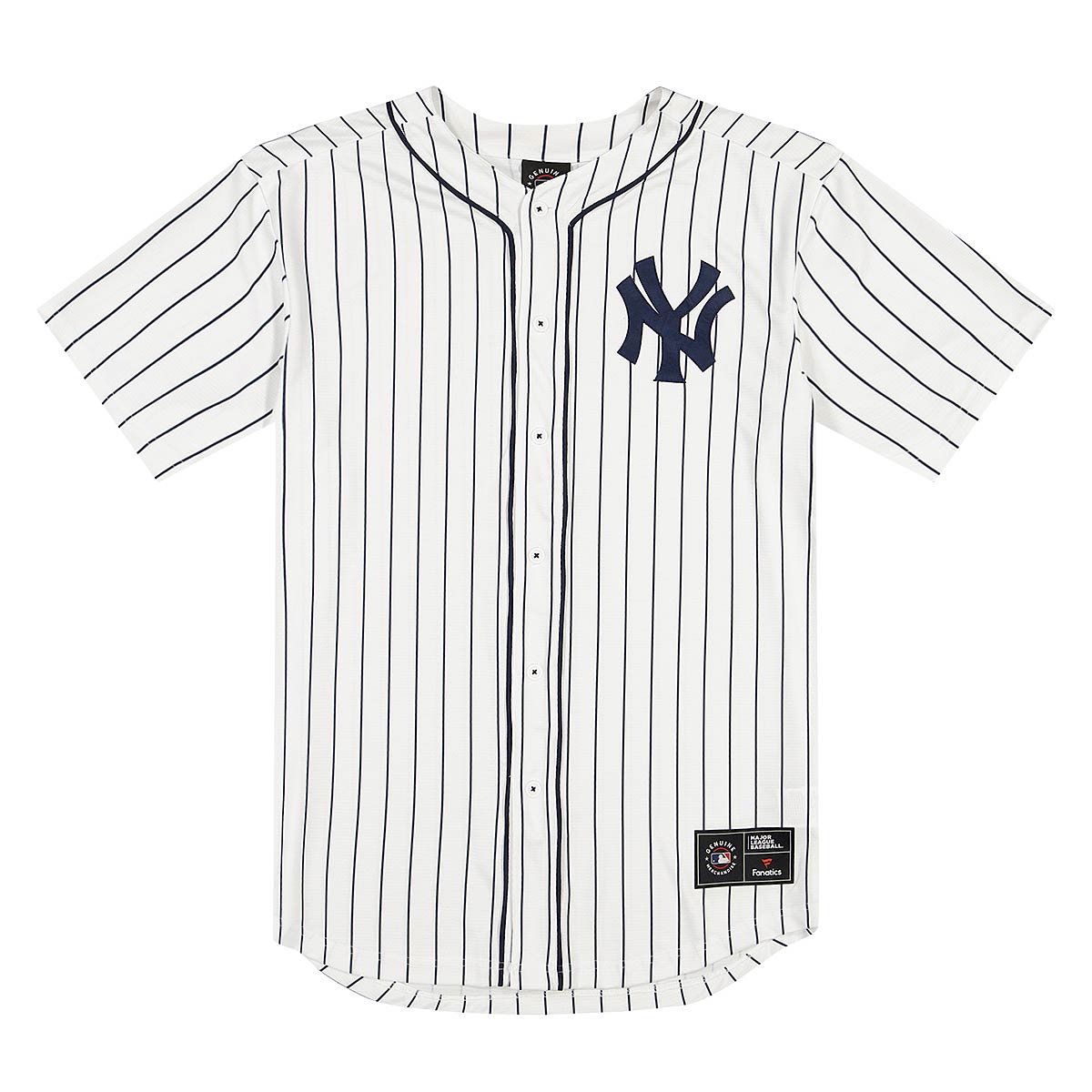 Image of Fanatics MLB New York Yankees Foundation Baseball Jersey, White/athletic Navy