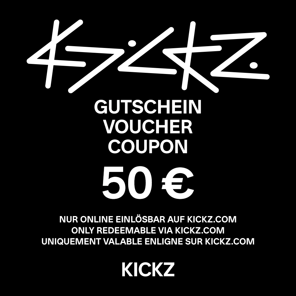 Kickz Gutschein 50€, Gutschein50