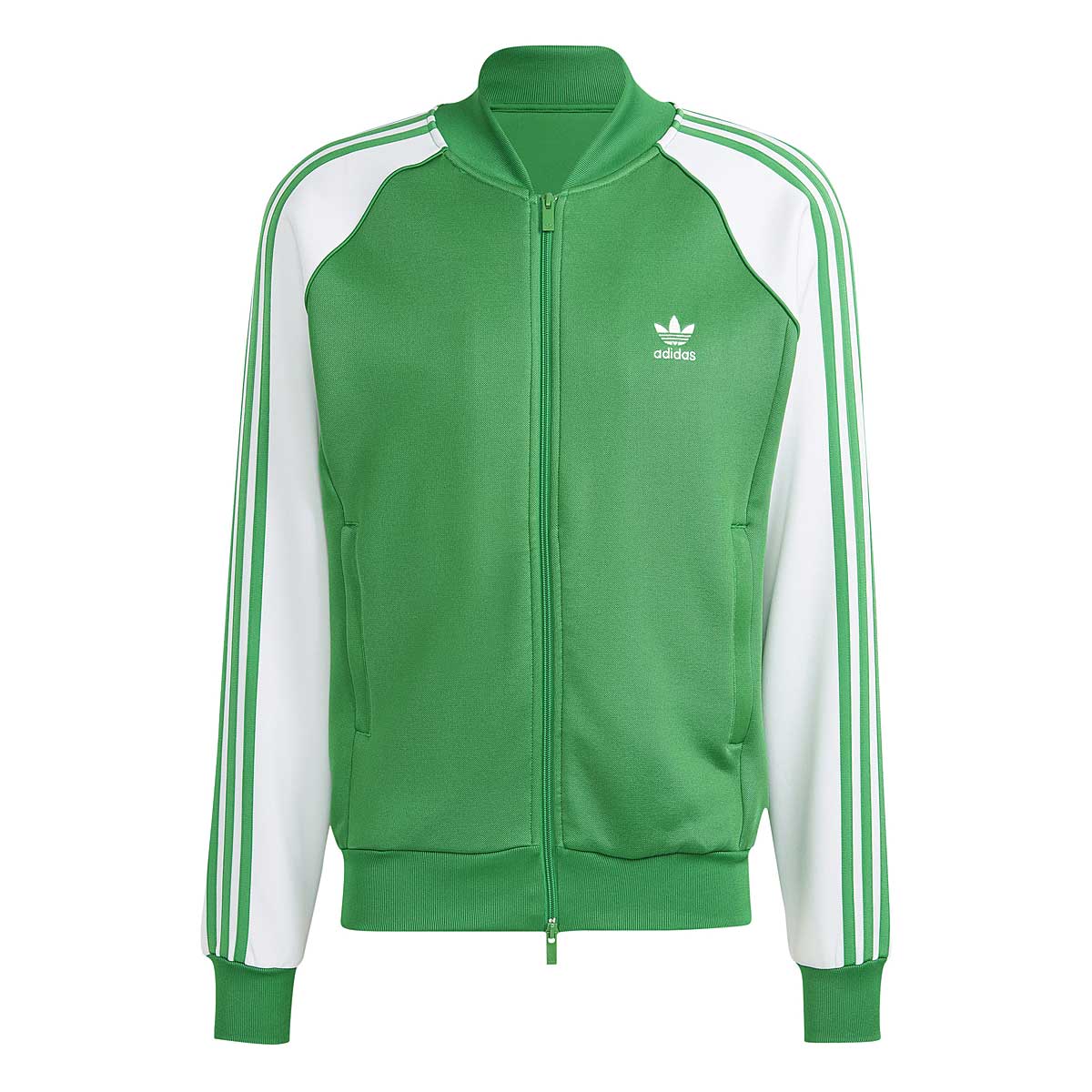 Image of Adidas Cl+ Sst Trackjacket, Green/silver/white