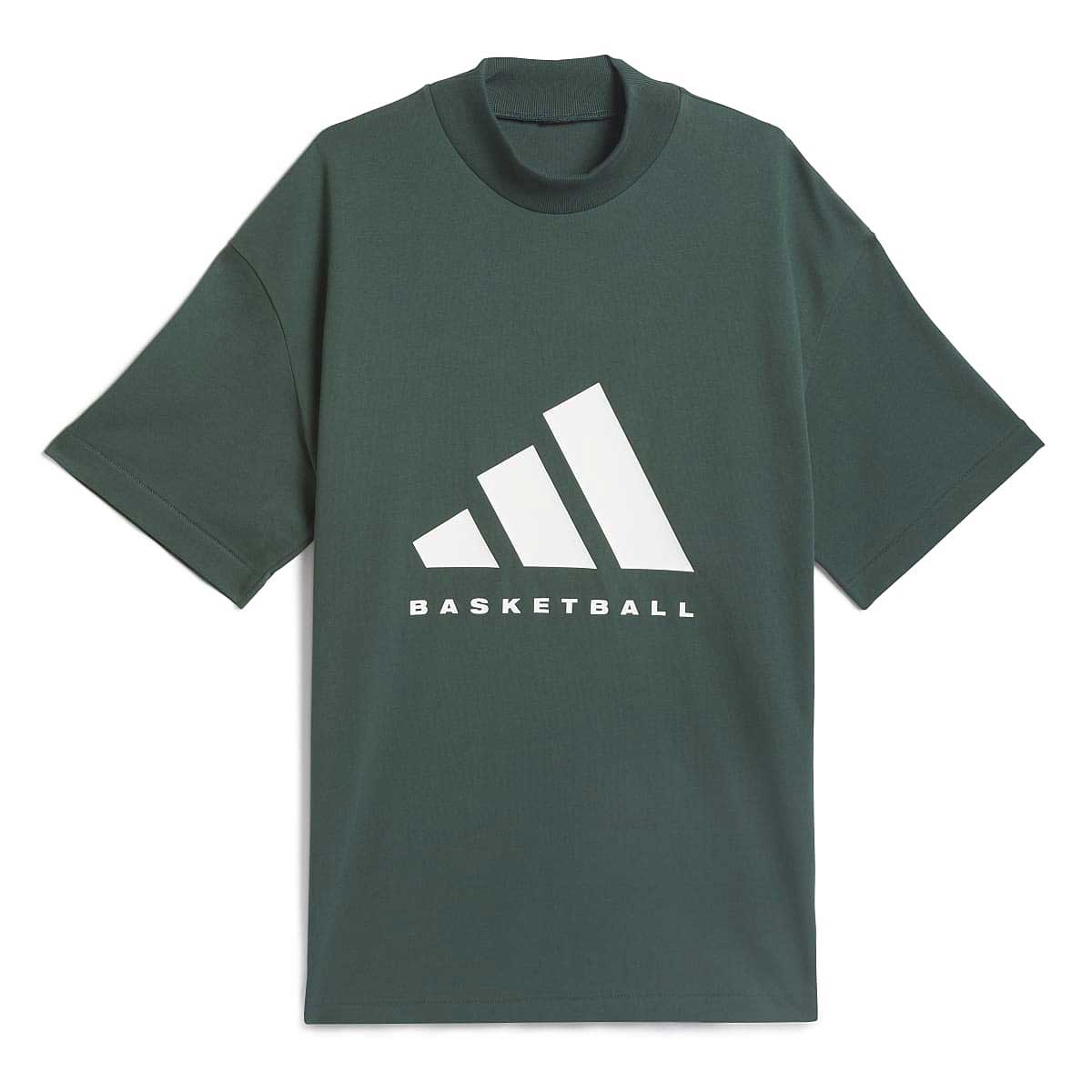Adidas Basketball T-shirt, Grün S
