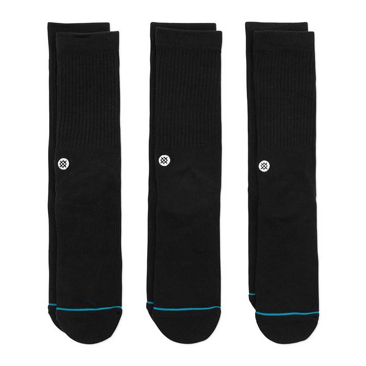 Stance Icon 3 Pack, Black