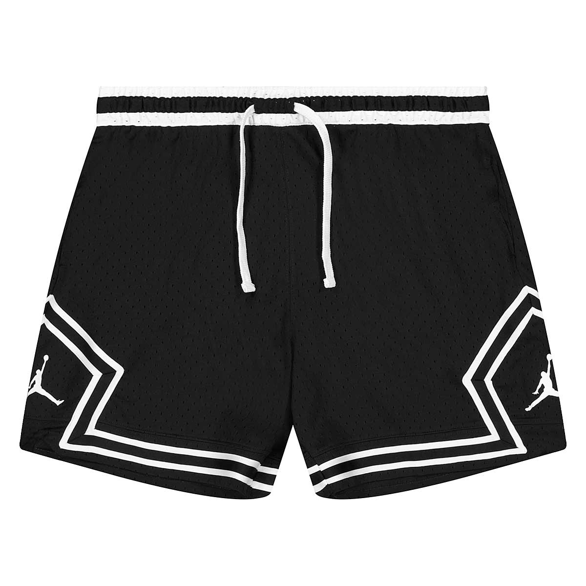 Image of Jordan M J Dri-fit Sport Diamond Shorts, Black/white/white/(white)