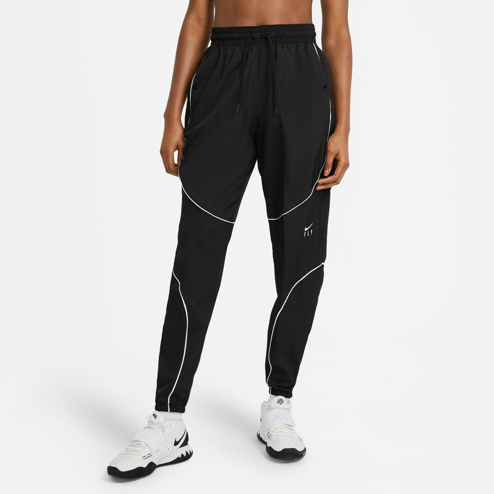 Nike W Swoosh Fly Pant, Black/Black/Black/White