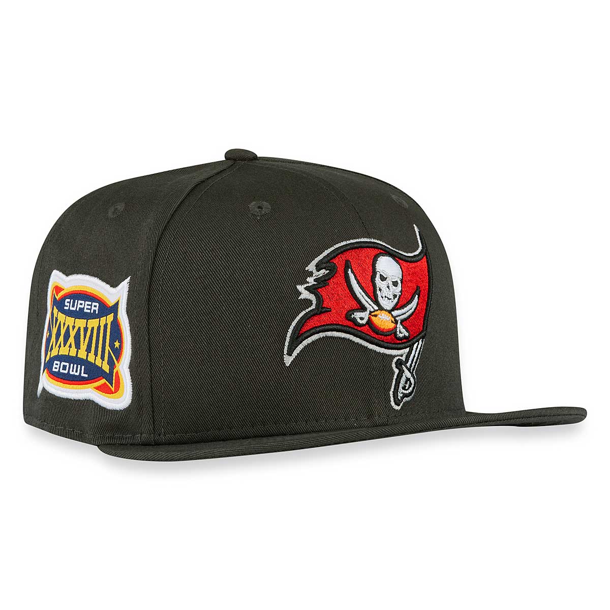 New Era Nfl Side Patch 59Fifty Tampa Bay Buccaneers, Dk Grey-Tampa B