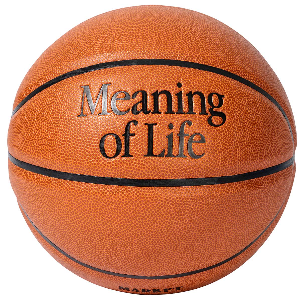 Image of Market Meaning Of Life Basketball, Orange