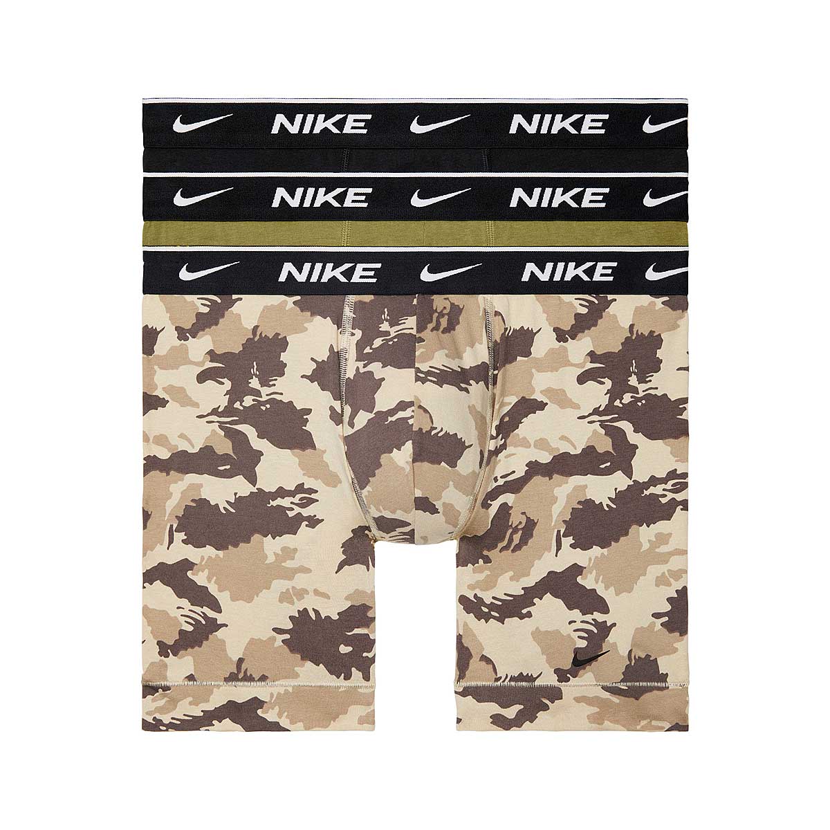 Nike Boxer Brief 3Pk, Khaki Camo/Cargo Khaki/Black