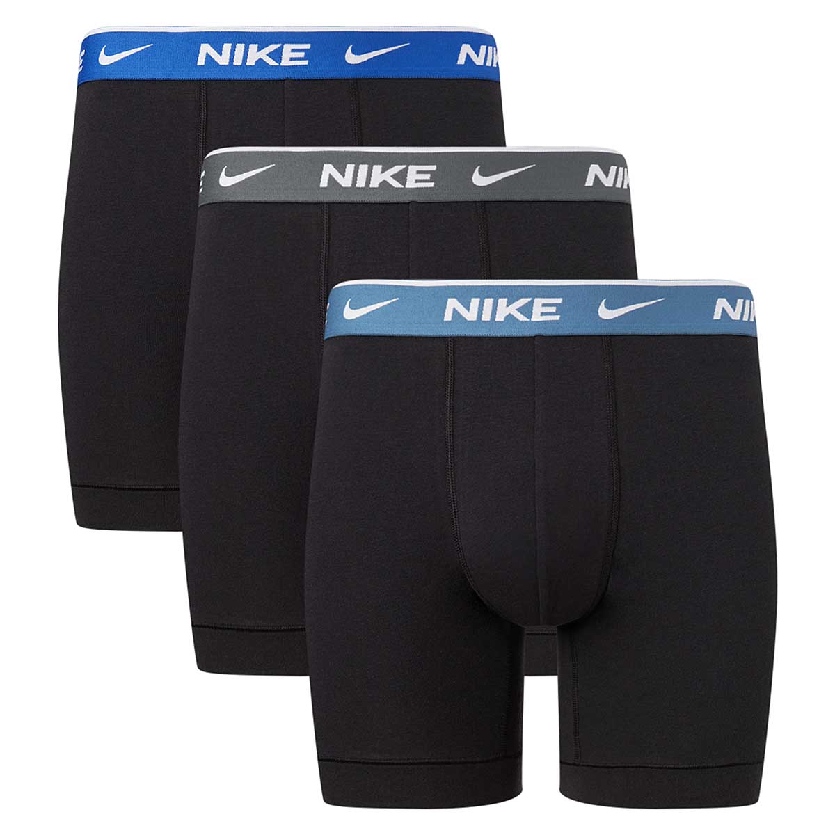 Nike Boxer Brief 3Pk, Blck/Game Roy Wb/Cool Gr Wb/Uniblue