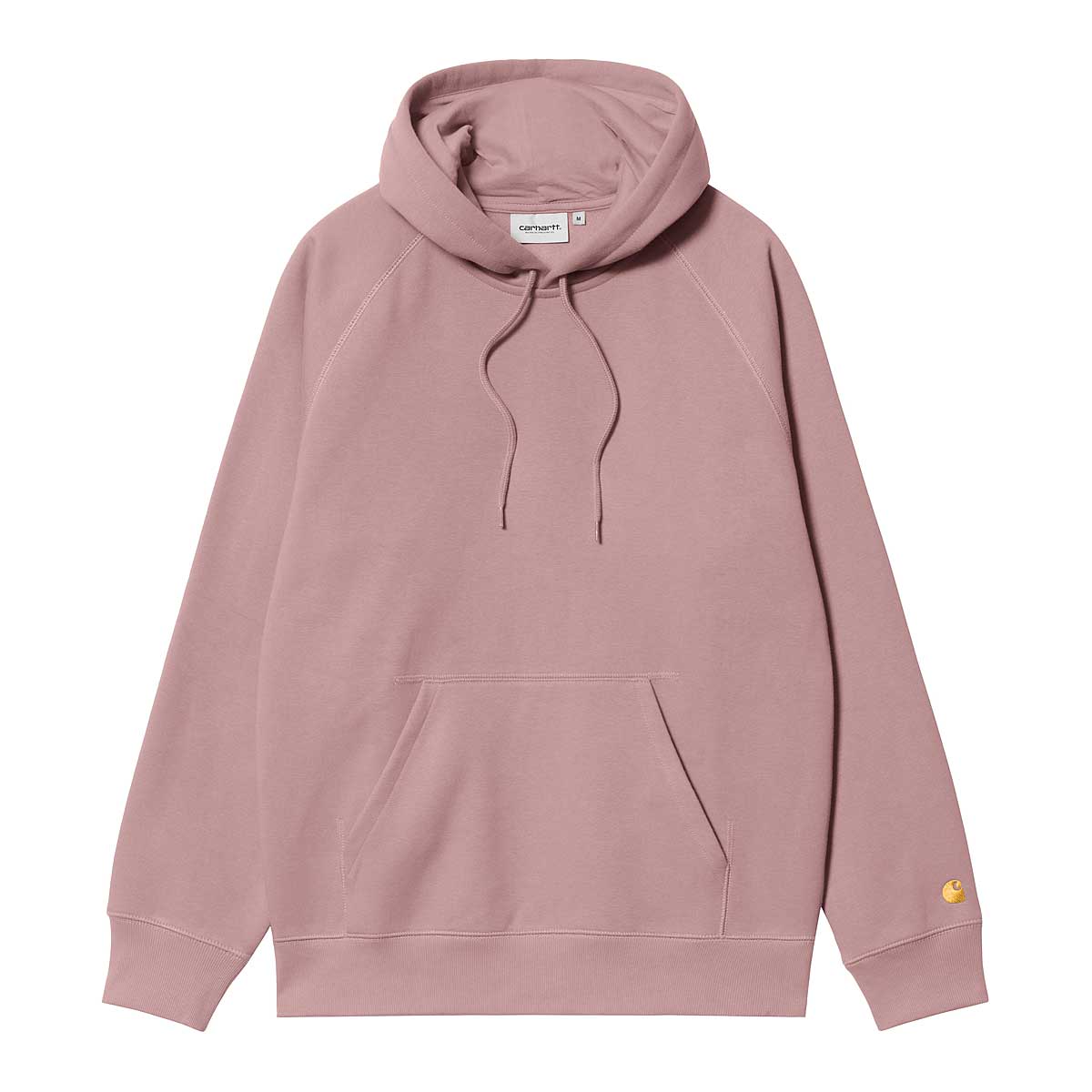 Carhartt Wip Hooded Chase Sweat, Pink/gold 2XL