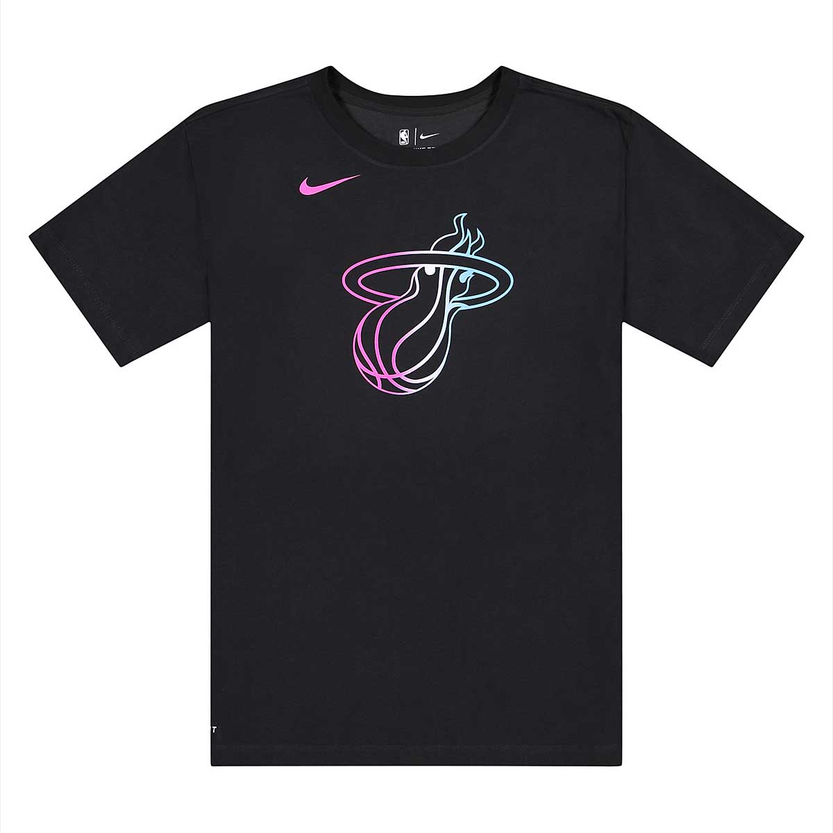 Nike NBA Miami Heat City Edition Logo Men's Short-Sleeve T-Shirt Black  CT9446-010