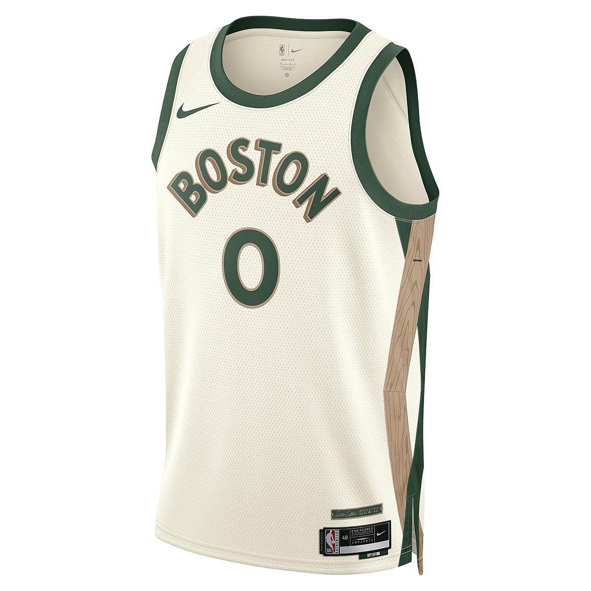 Image of Nike NBA Boston Celtics Dri-fit City Edition Swingman Jersey Jayson Tatum, Sail/stealth-white