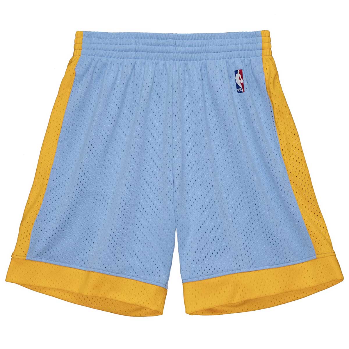 Image of Mitchell And Ness NBA Swingman Shorts Los Angeles Lakers, Columbia Blue