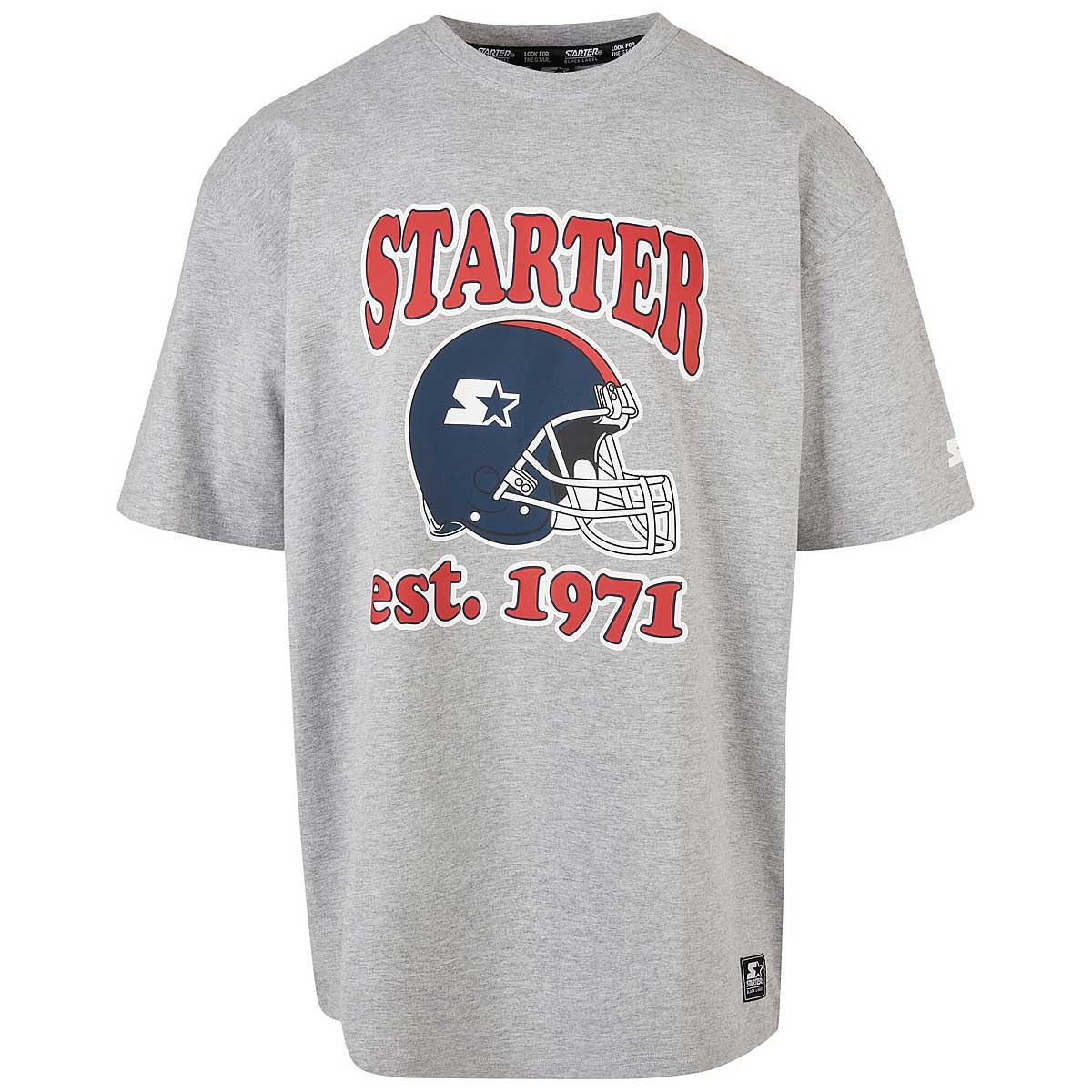 Starter Football T-Shirt, Heathergrey