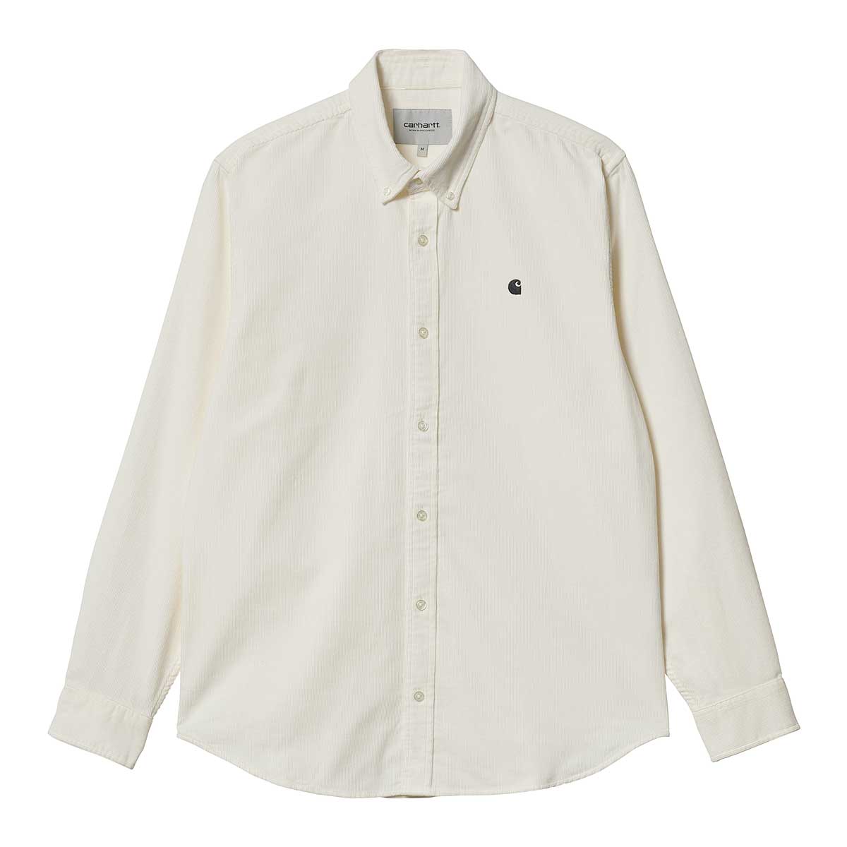 Carhartt Wip L/S Madison Fine Cord Shirt, Wax / Black