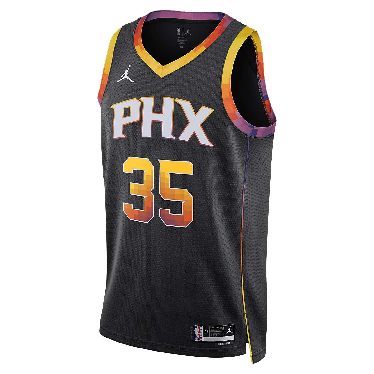 Nike NBA Phoenix Suns Dri-fit Statement Swingman Jersey Kevin Durant, Black/durant Kevin S