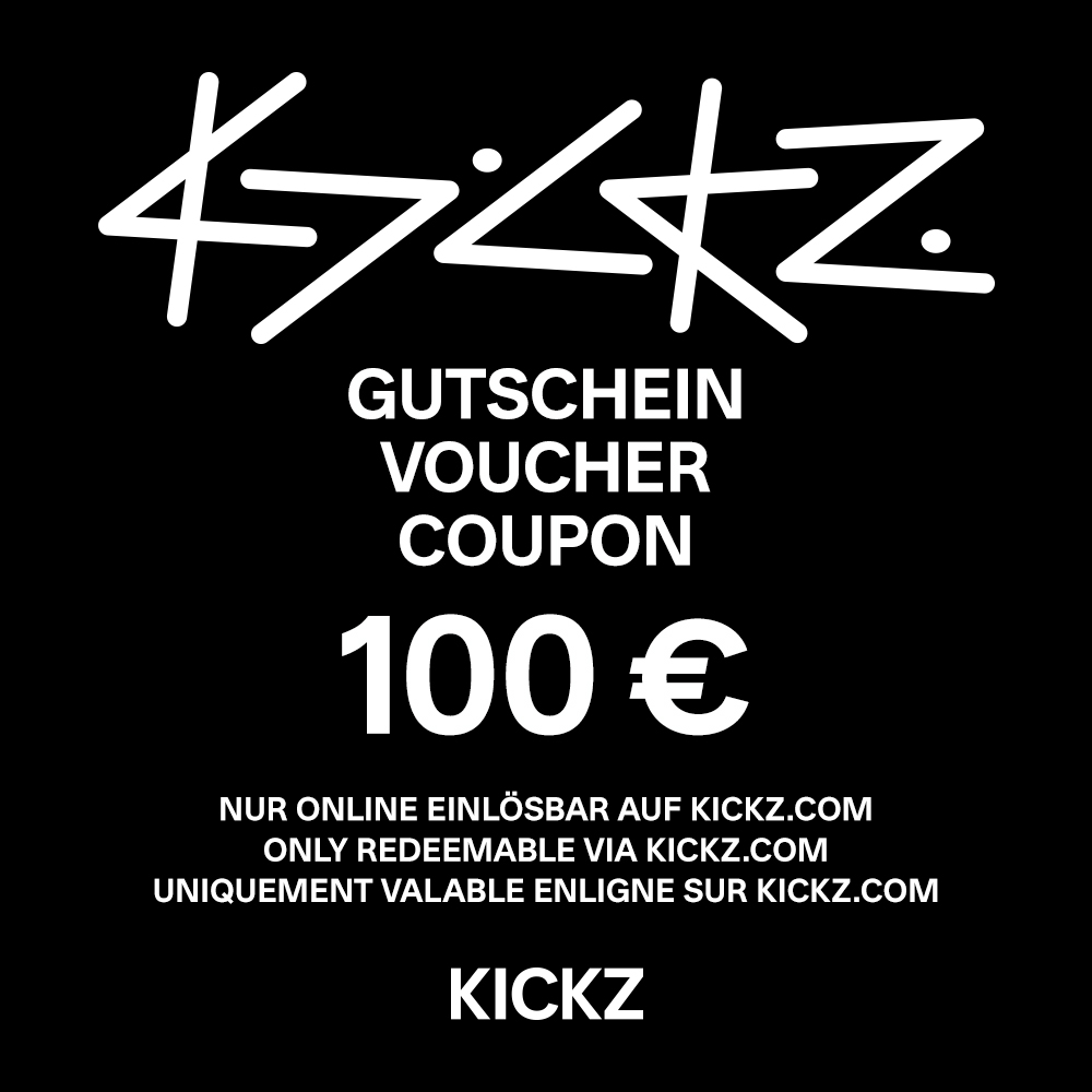 Kickz Gutschein 100€, Gutschein100