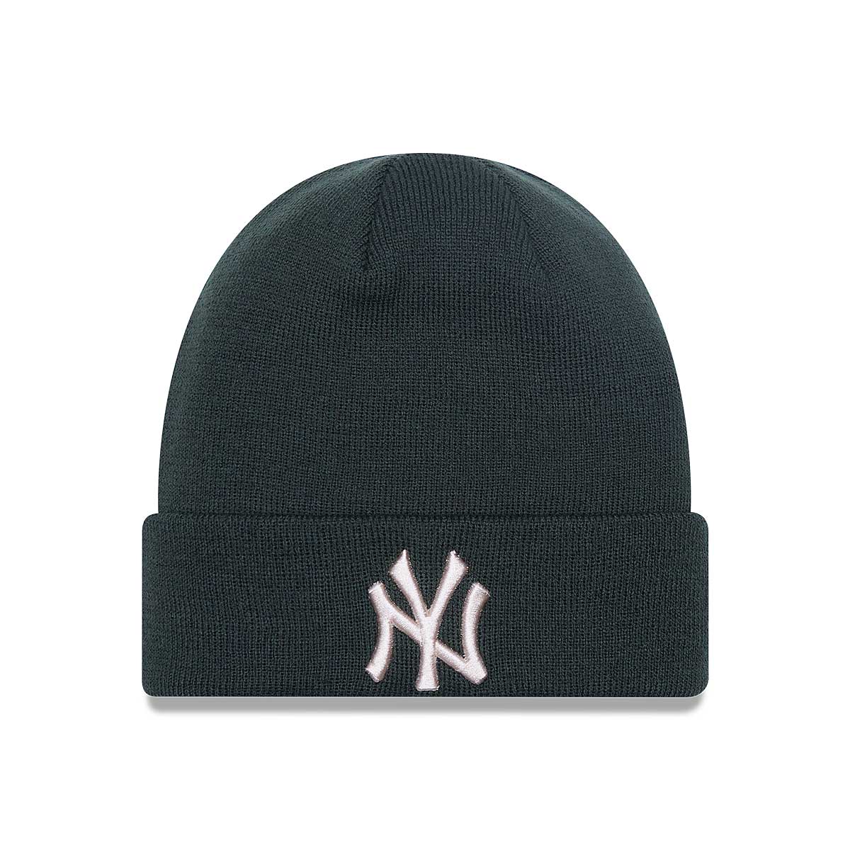 Image of New Era MLB New York Yankees League Essential Beanie, Dark Green