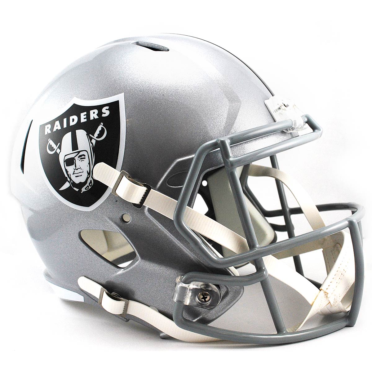 Riddell Nfl Speed Replica Helm Las Vegas Raiders, Black / Grey - White