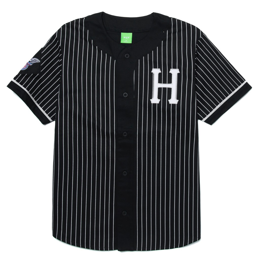 Huf Forever Baseball Jersey, Black