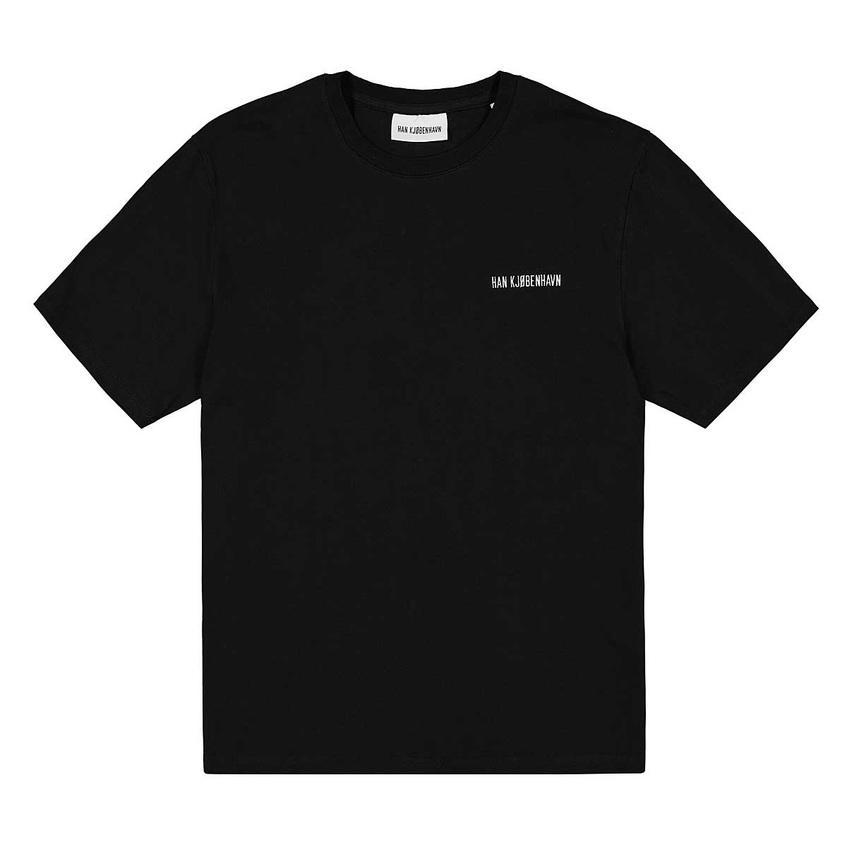 Han Kjobenhavn Casual Black Logo T-Shirt, Black Logo
