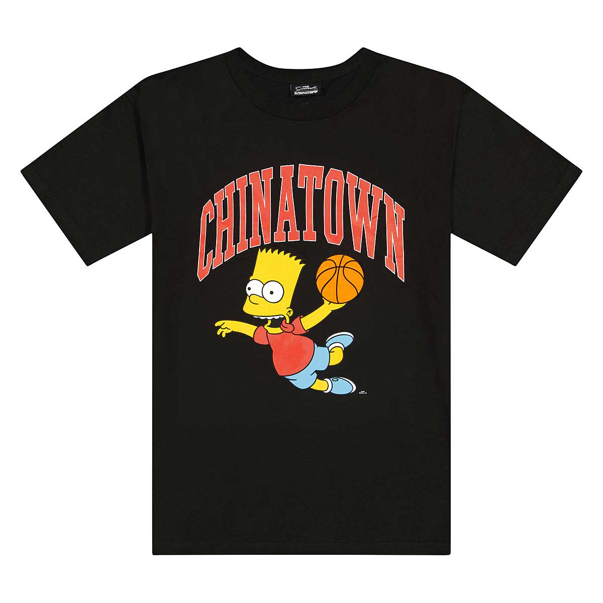 Chinatown Market X Simpsons Air Bart Arc T-Shirt, Black