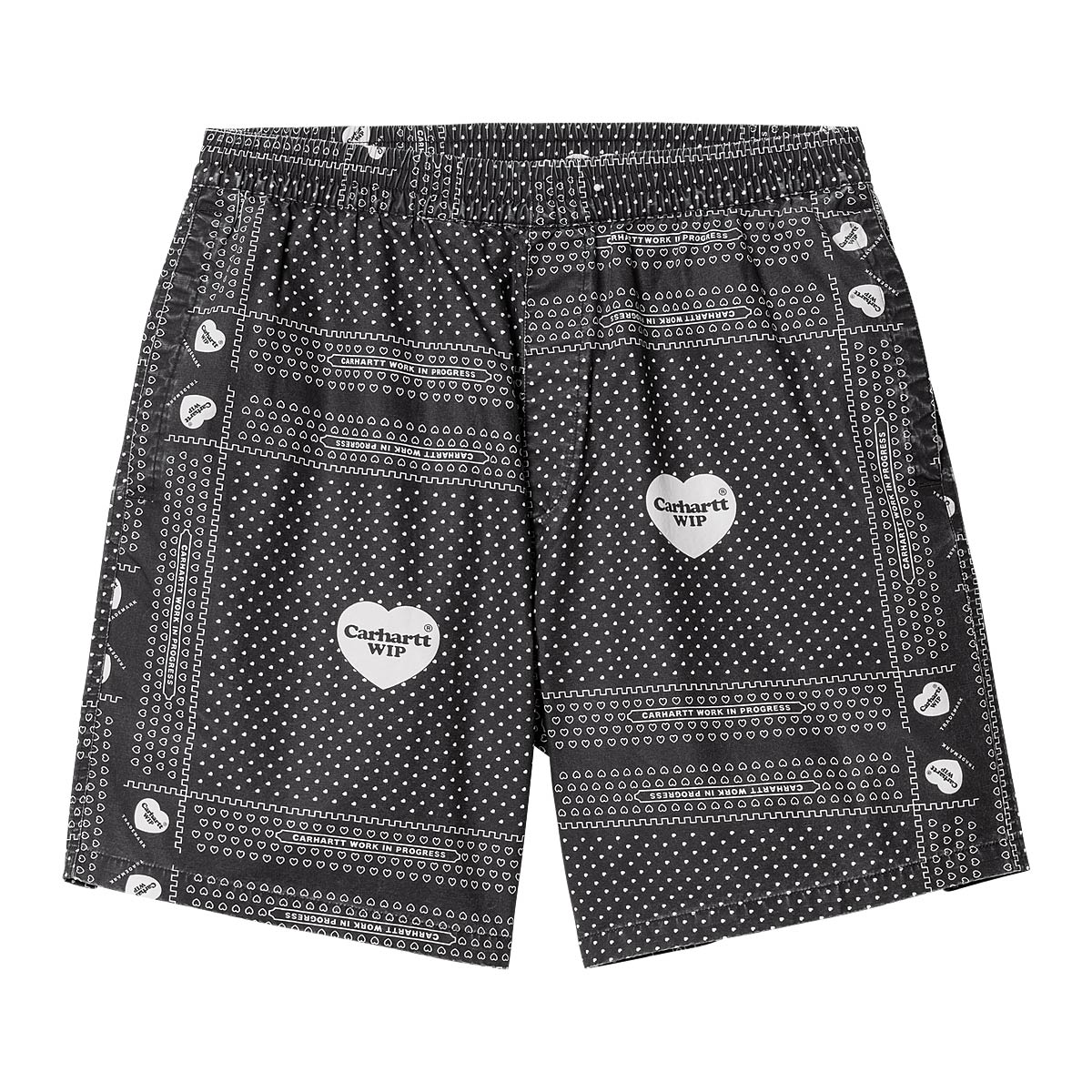 Carhartt Wip Heart Bandana Shorts, Schwarz XL