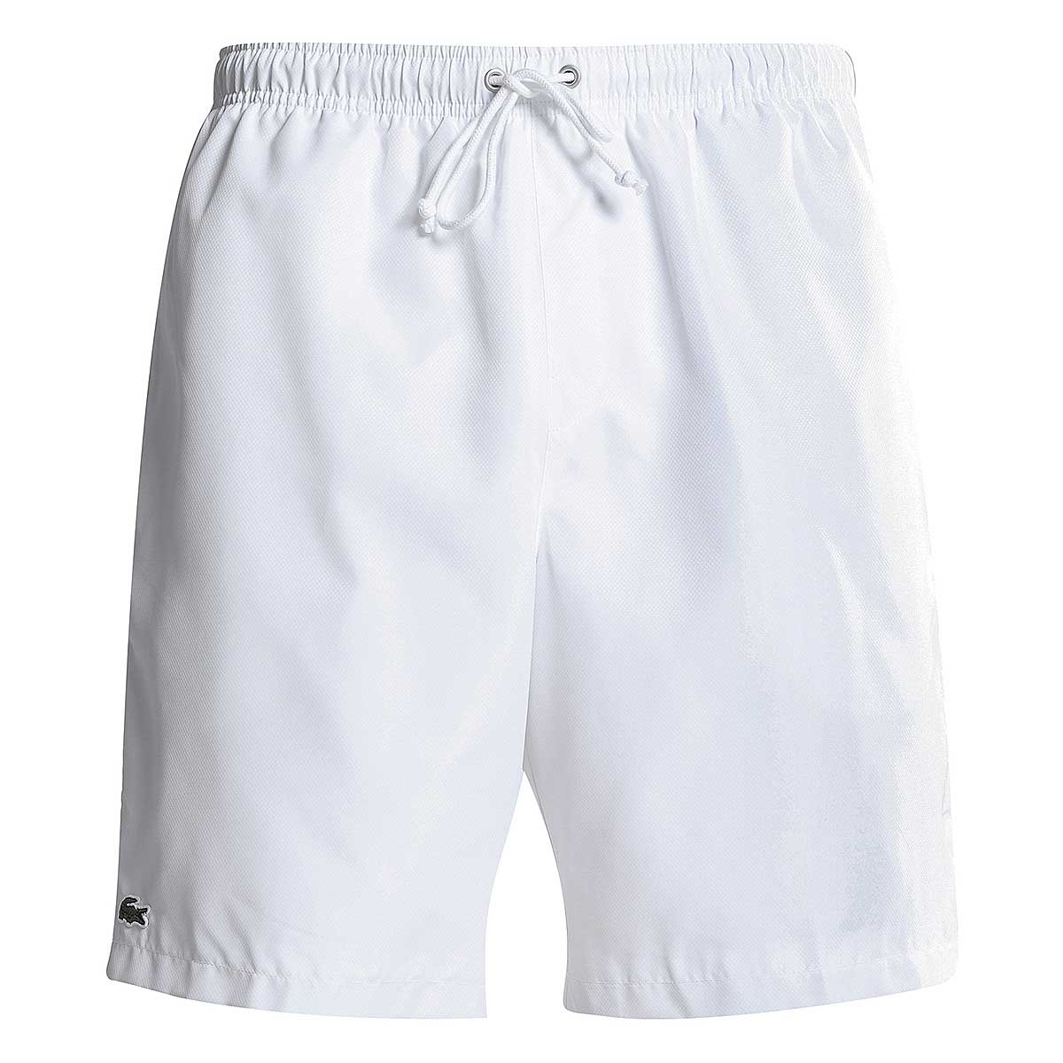 Lacoste Gh353T Small Weave Croc Shorts, White