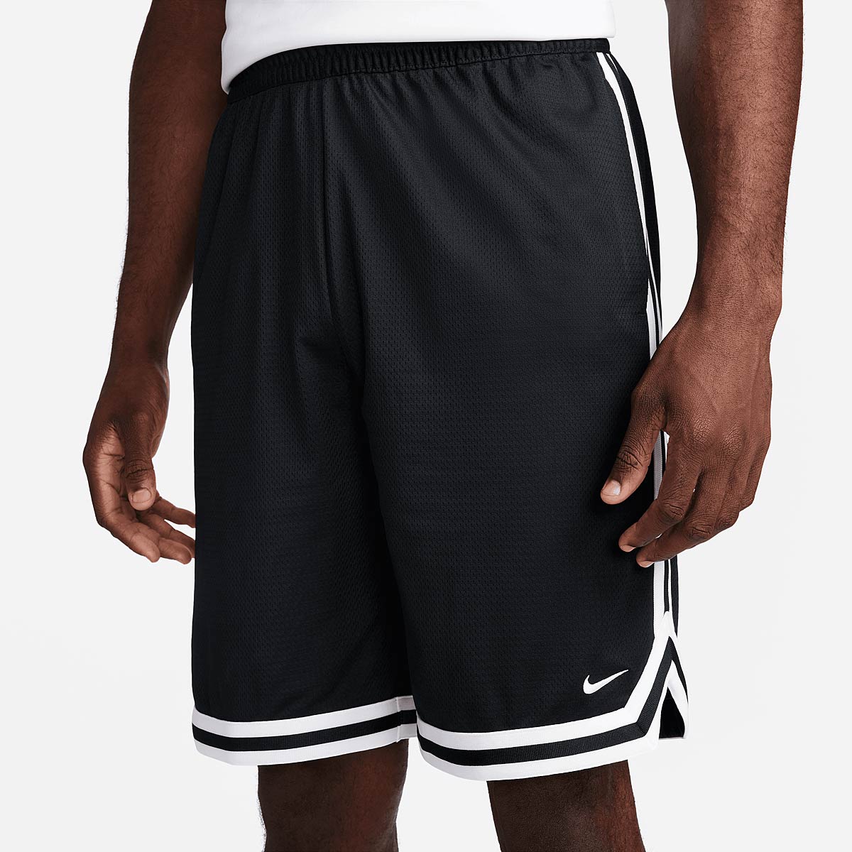 Nike Dri-fit Dna 10in Short, Schwarz/weiß/(weiß) S
