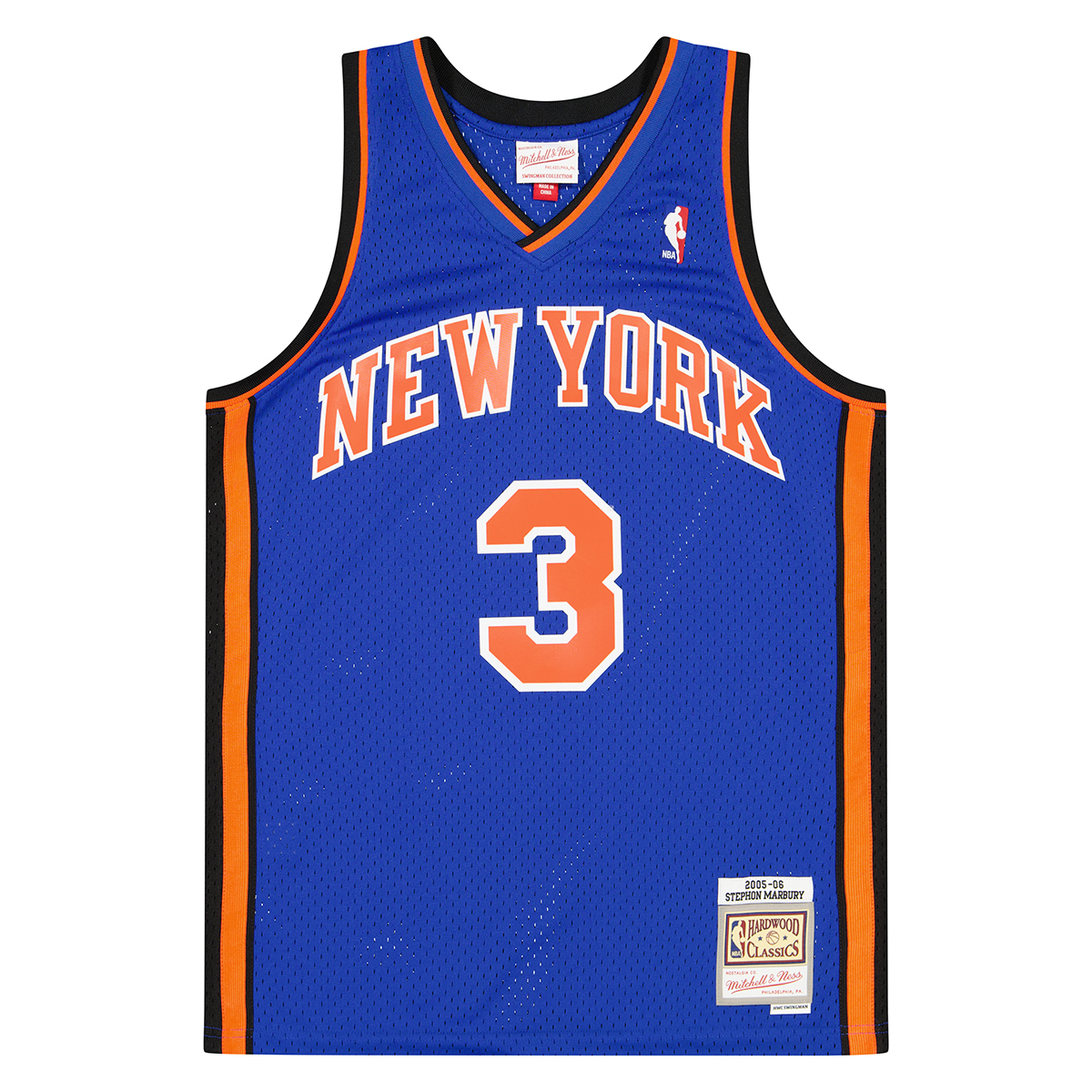 Mitchell And Ness Nba Swingman Jersey New York Knicks 05-06 - Stephon Marbury, Royal Knicks